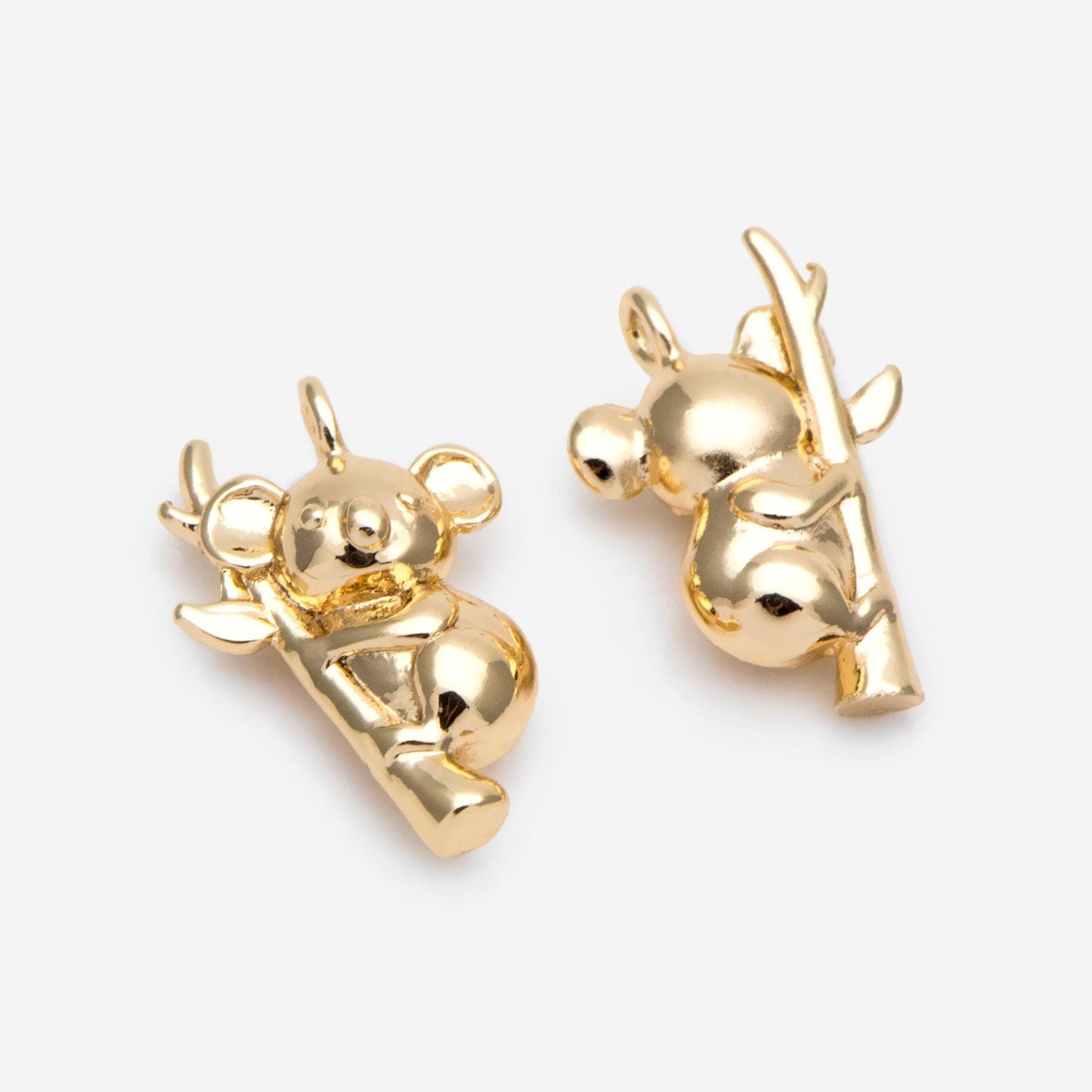 10pcs Gold/ Silver Koala Charm, Jewelry Making, Diy Material, Jewelry Supplies (GB-2707-D)