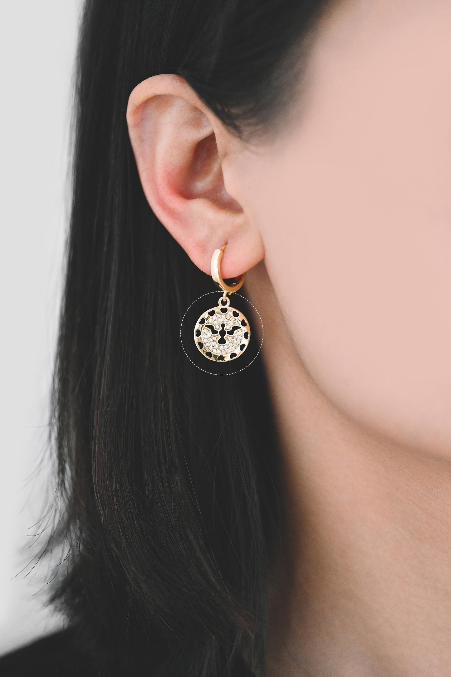 4pcs CZ Pave Gold/ Silver Tone Bird Charms, Real Gold/ Rhodium plated Brass Bird Pendant (GB-1480)