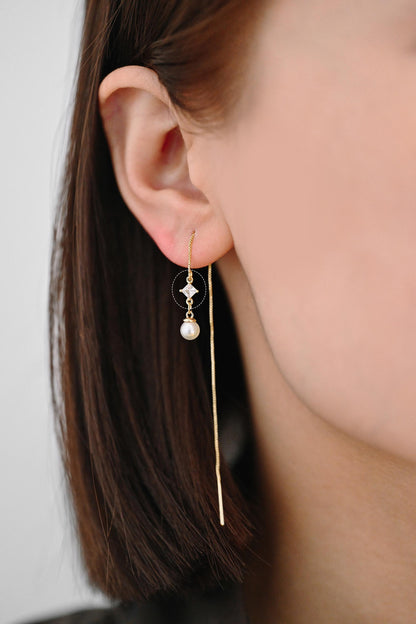 10pcs CZ Pave Rhombus Charm Connectors , Real Gold/ Rhodium plated Brass, Square Geometric Charm Pendants (GB-503)