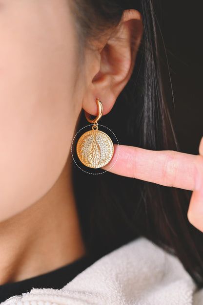 4pcs CZ Pave Gold Angel Wing Charm, Gold plated Brass, Dainty Wing Pendants (GB-2087)