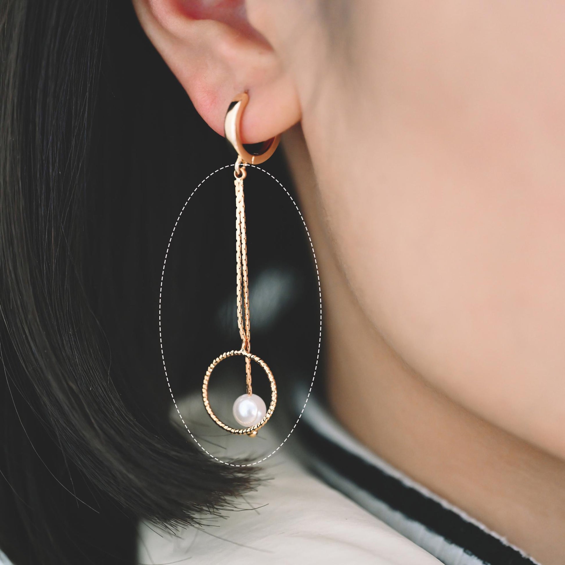 4pcs Chain Tassel Charms, Gold plated Brass, Tassel Earring Components (GB-1277)