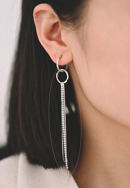 4pcs Chain Tassel Charms, Gold plated Brass, Tassel Earring Components (GB-1277)