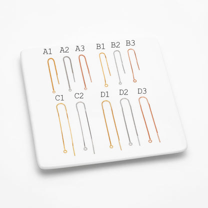 10pcs Gold/ Silver/ Rose Gold Ear Threader Earrings, Earwire Thread with Jump Ring, Color Not Easily Tarnish (GB-333)