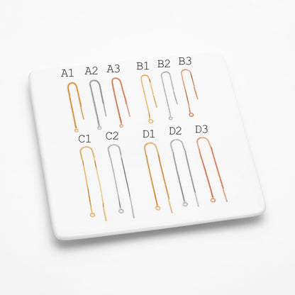 10pcs Gold/ Silver/ Rose Gold Ear Threader Earrings, Earwire Thread with Jump Ring, Color Not Easily Tarnish (GB-333)