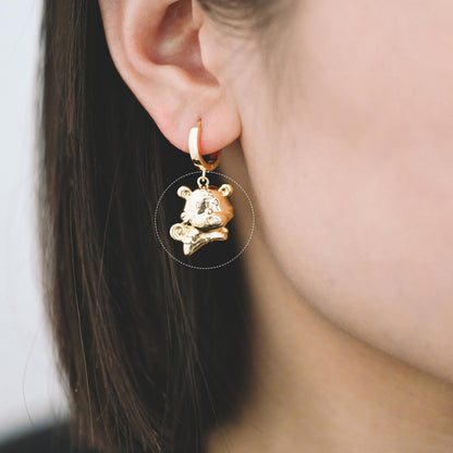 4pcs Gold giraffe / Tiger / Dinosaur Pendant, Jewelry Making, Diy Material, Jewelry Supplies (GB-4086)