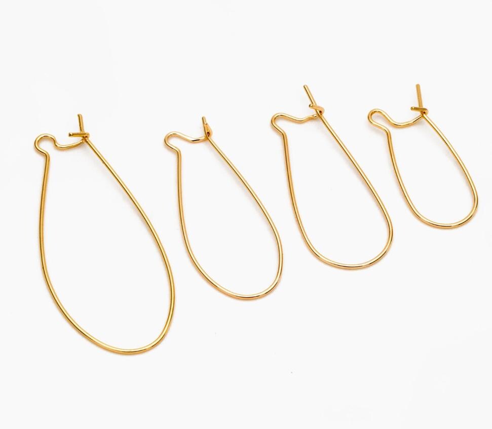 Custom listing, 200pcs (GB-253)-30x12mm in gold