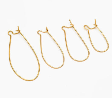 Custom listing, 200pcs (GB-253)-30x12mm in gold