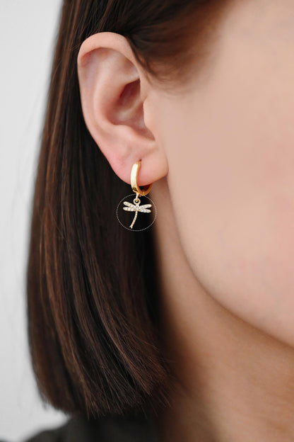 4pcs Dragonfly Charms for Crafting and Jewelry Design (GB-3196)