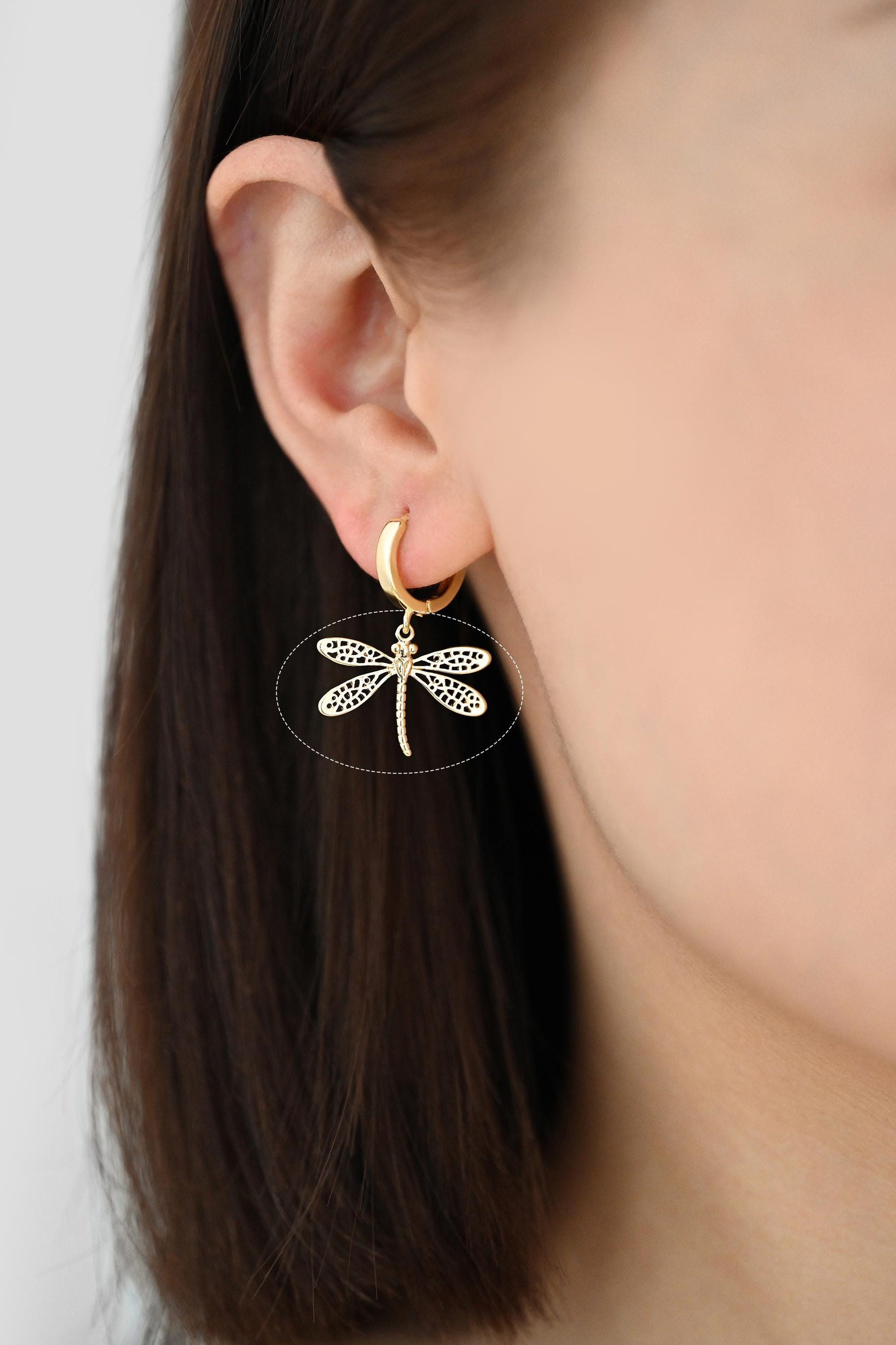 4pcs Dragonfly Charms for Crafting and Jewelry Design (GB-3196)