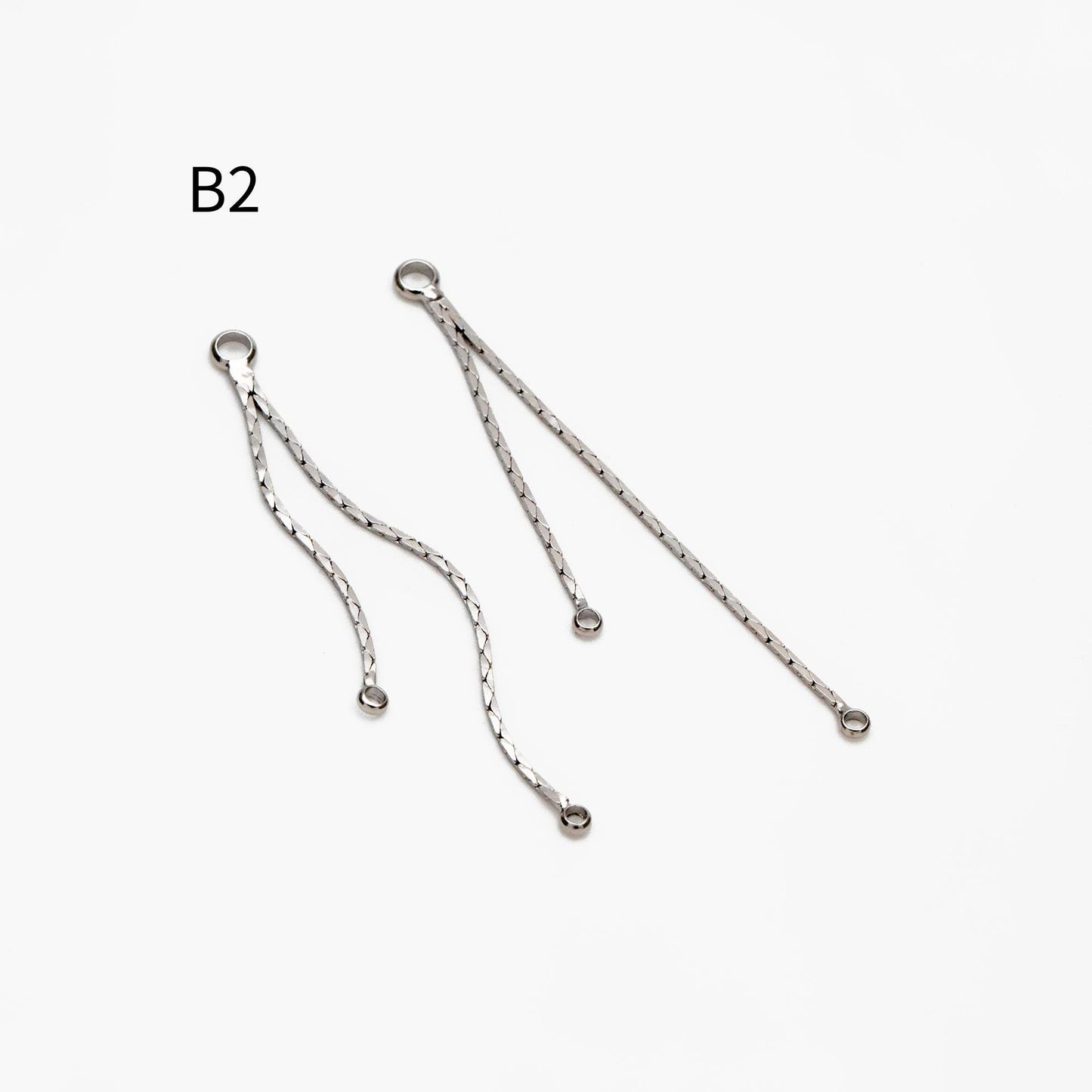 10pcs Gold/ Silver Tassel Charms, Tassel Connectors with Jump Rings (GB-244)