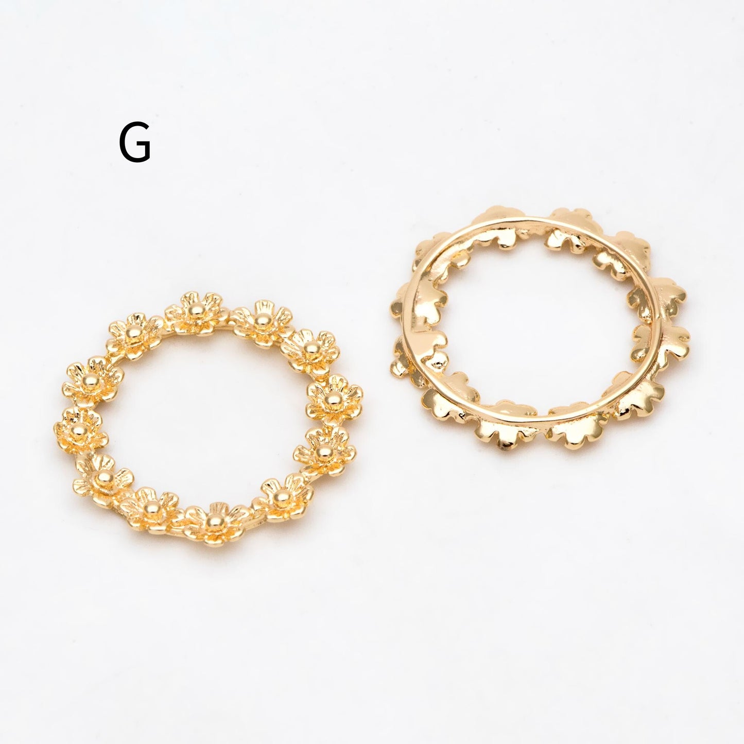 10pcs Gold/ Silver Tone Leaf Charms, Real Gold/ Rhodium plated Brass, Leaf Earring Pendants (GB-214)