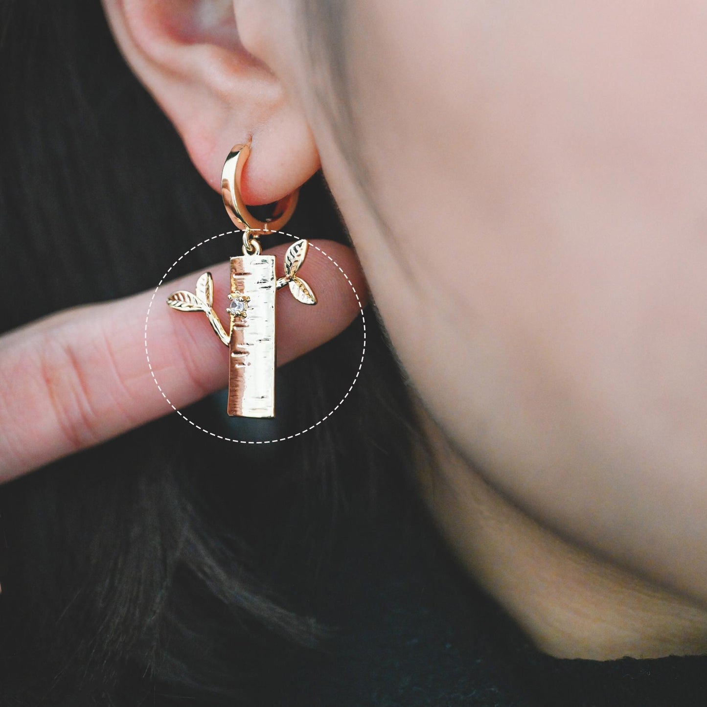 10pcs Gold Tree Leaf Flower Connectors, Gold Plated Brass, Branch Charms, Lead Nickel Free (GB-1010)