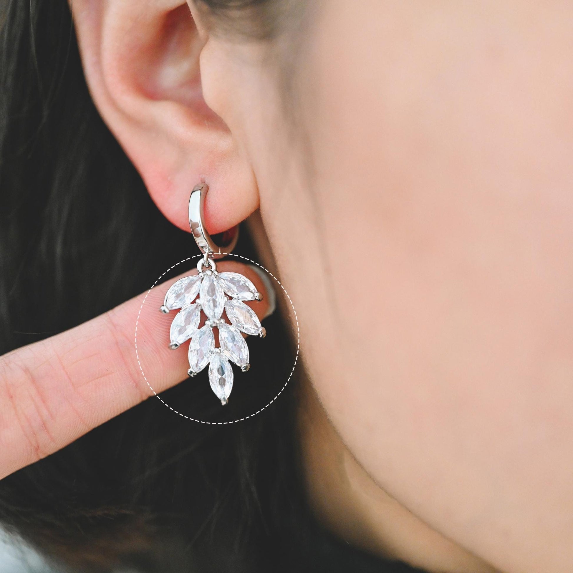 4pcs CZ pave Gold/ Silver Tone Leaf Charms, Leaf Pendants, Earring Findings, Jewelry Making, Jewelry Supplies (GB-3037)