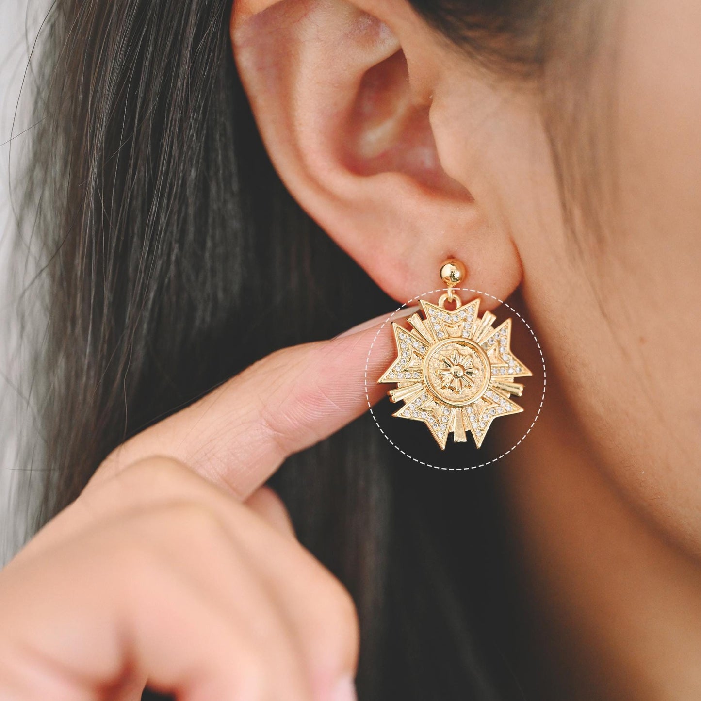 4pcs Gold/ Silver Talisman Charm, lucky charm, Lucky Medallion Pendant for Necklace Jewelry Making Supply (GB-1766)