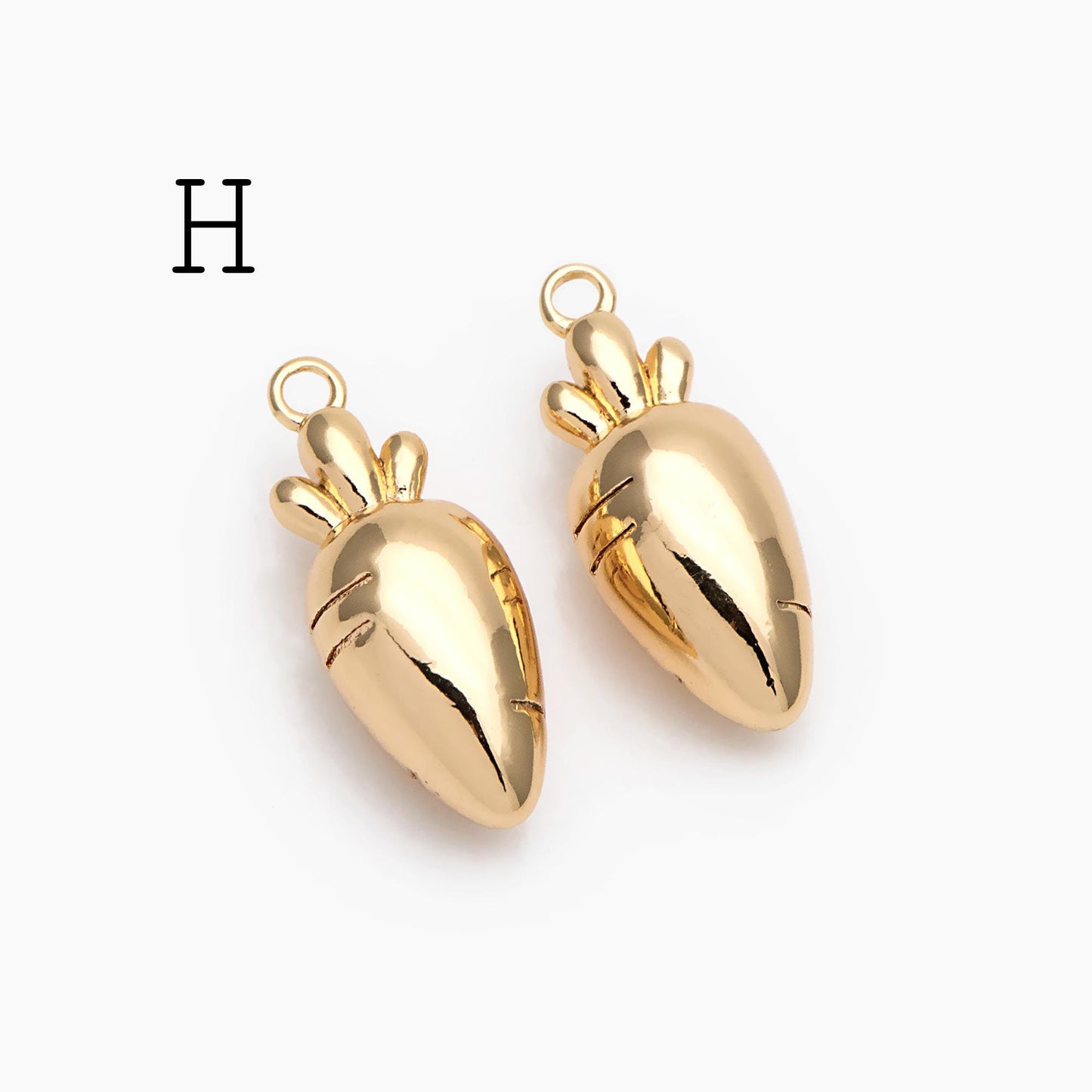 10pcs Gold/ Silver Nut Charms , 18K Gold/ Rhodium plated Brass, Jewelry Making, Diy Material, Jewelry Supplies (GB-4589)