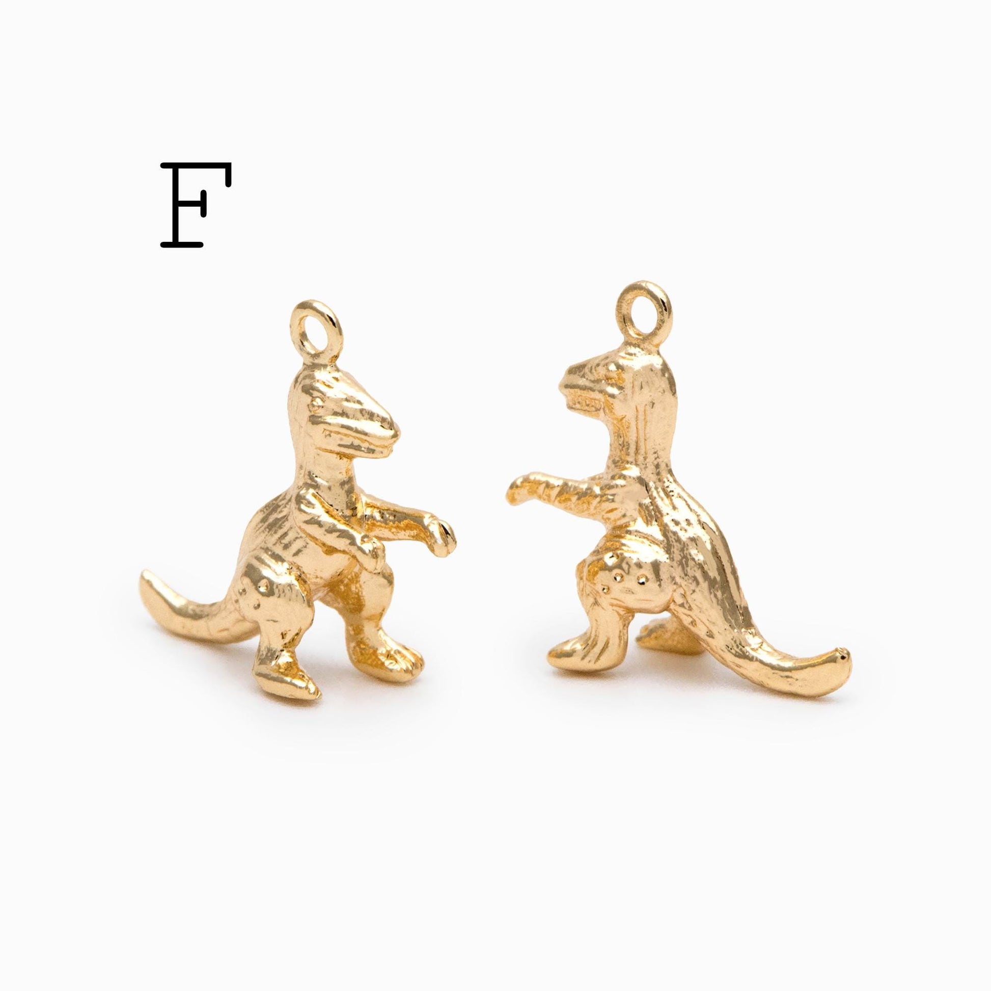 10pcs Gold Cute Animal Charm, Jewelry Making, Diy Material, Jewelry Supplies (GB-2707)