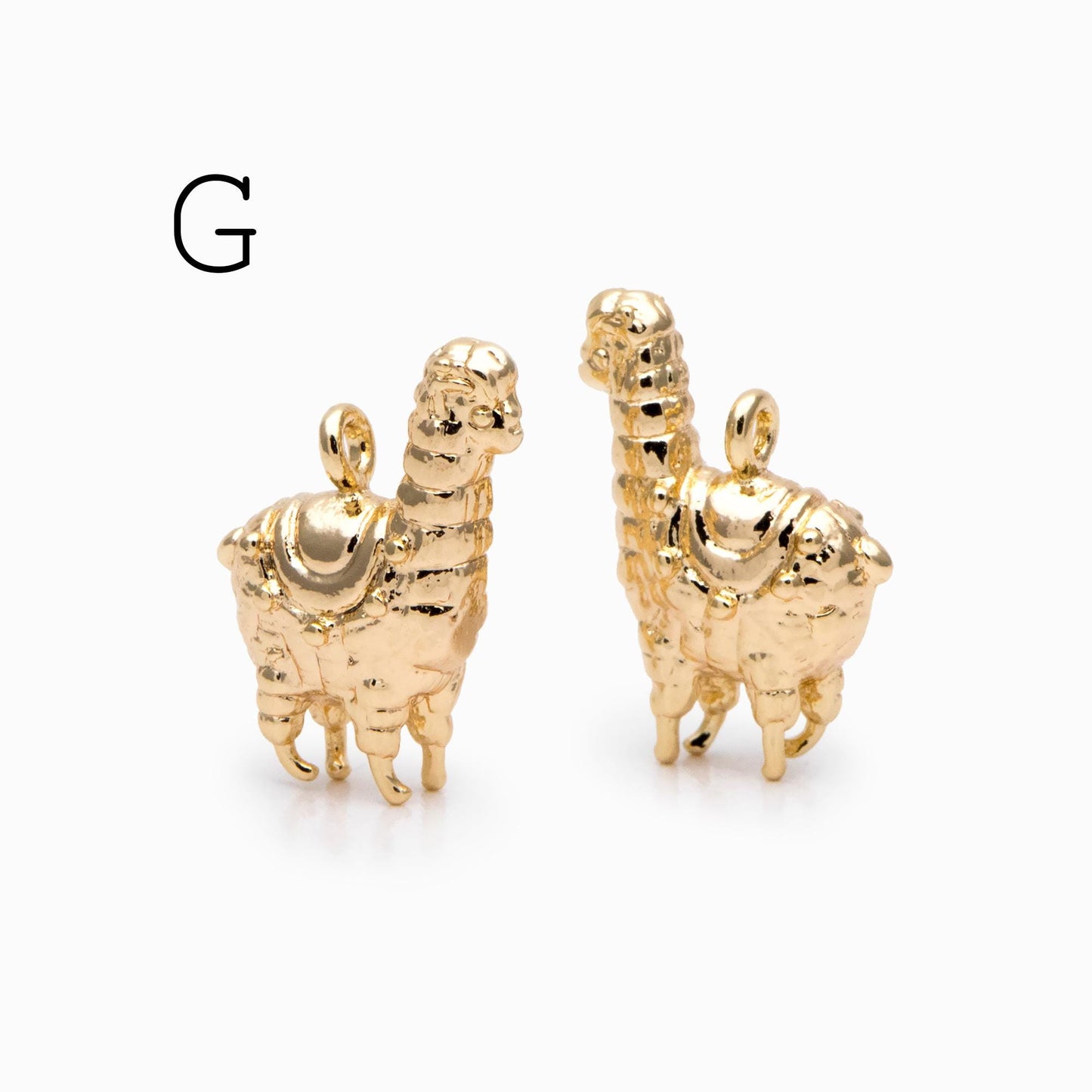 10pcs Gold Cute Animal Charm, Jewelry Making, Diy Material, Jewelry Supplies (GB-2707)