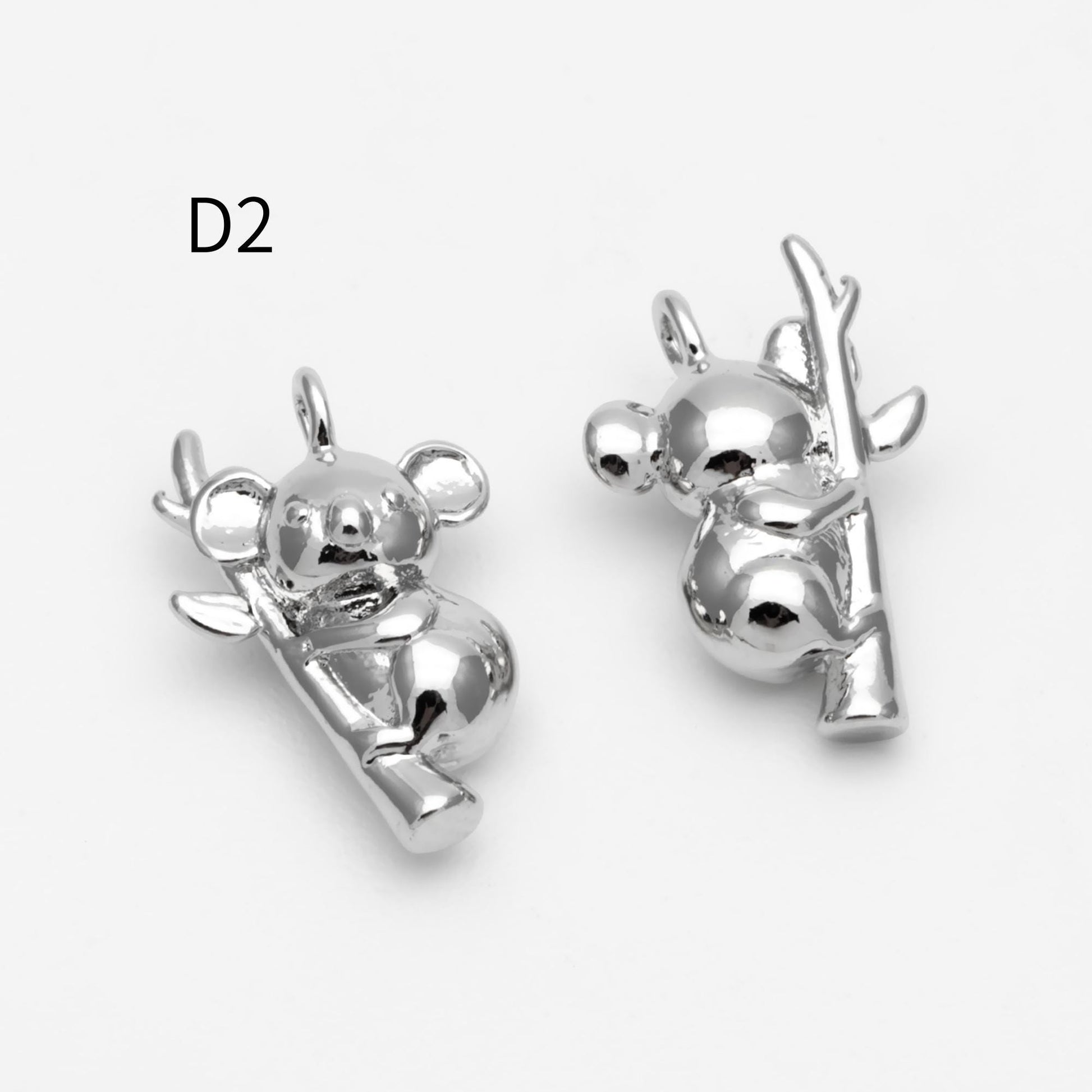 10pcs Gold Cute Animal Charm, Jewelry Making, Diy Material, Jewelry Supplies (GB-2707)