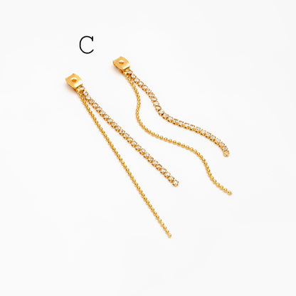 10pcs Trendy Tassel Ear Nuts, Tassel Ear Back Stoppers (GB-245)