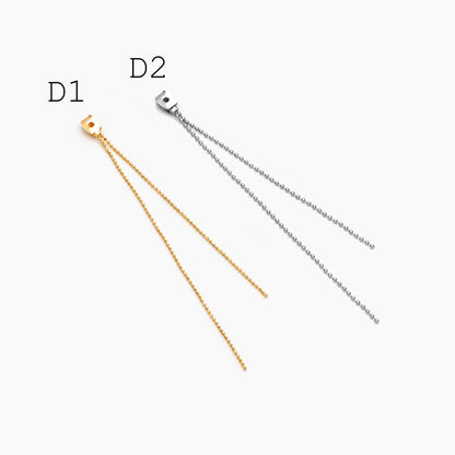 10pcs Trendy Tassel Ear Nuts, Tassel Ear Back Stoppers (GB-245)