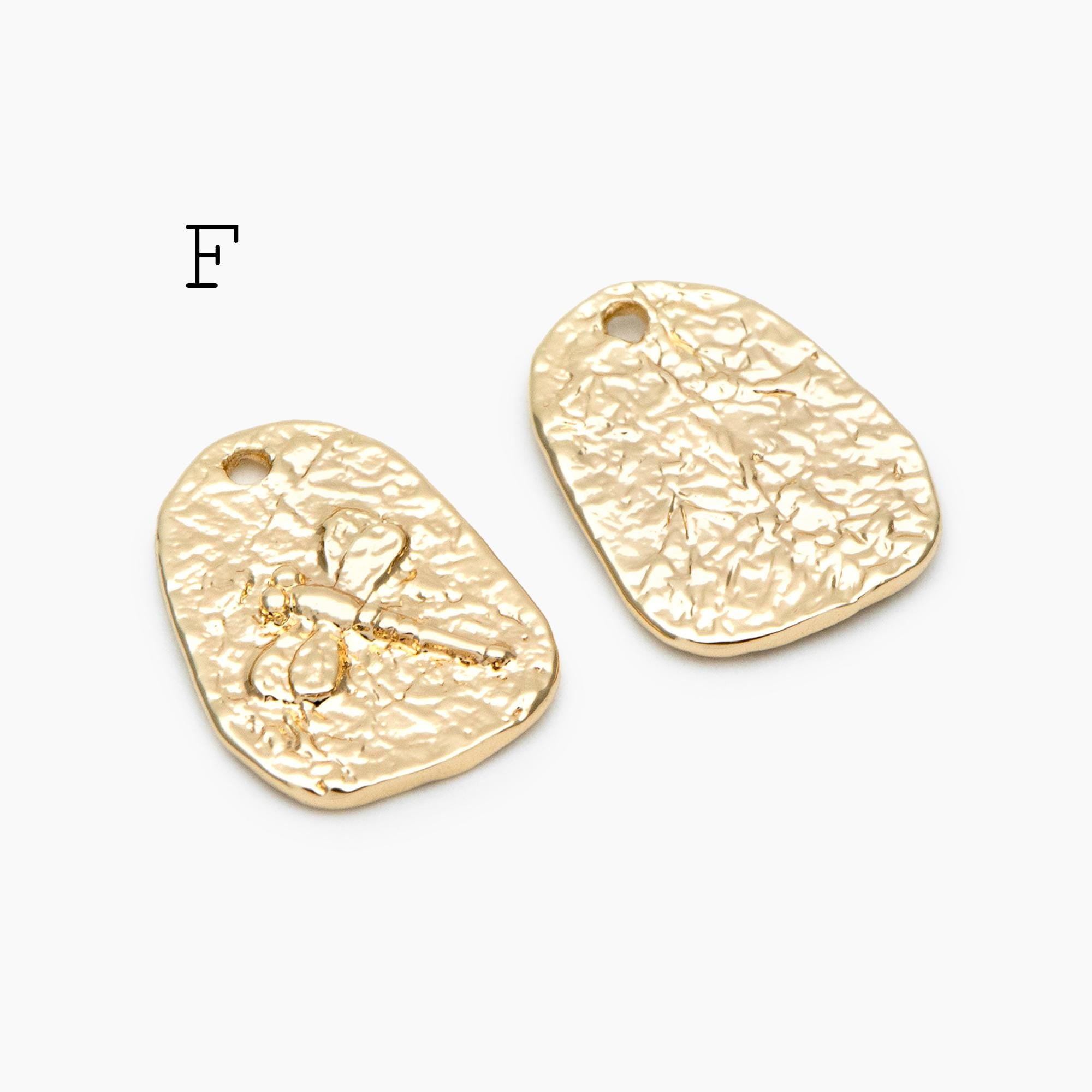 4pcs Dragonfly Charms for Crafting and Jewelry Design (GB-3196)