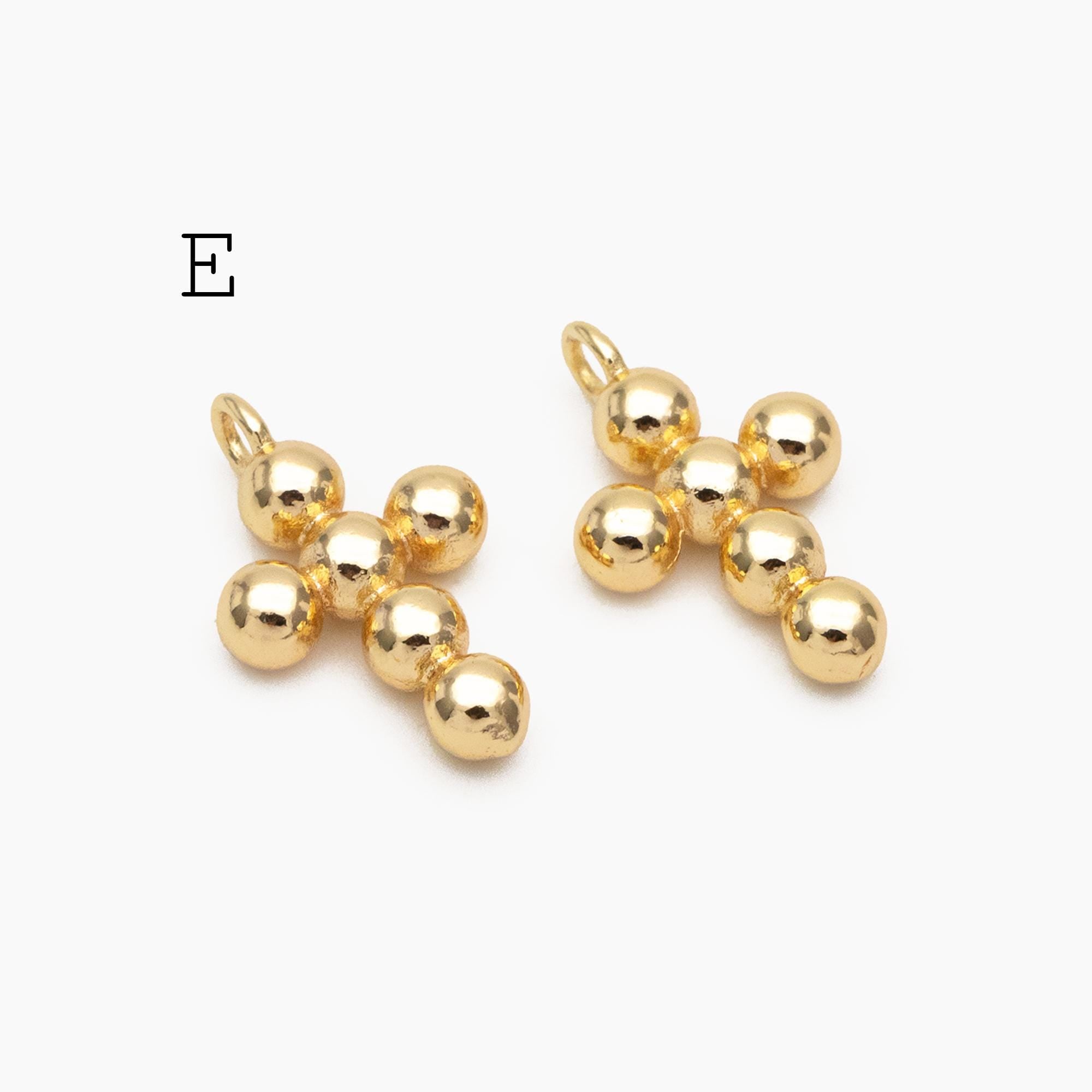 4pcs Cross Charm, Tiny Cross Charm, Cross Pendant, Cross Necklace Charm(GB-2731)