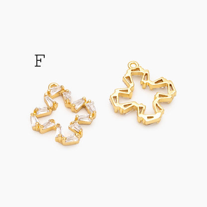 4pcs Cross Charm, Tiny Cross Charm, Cross Pendant, Cross Necklace Charm(GB-2731)