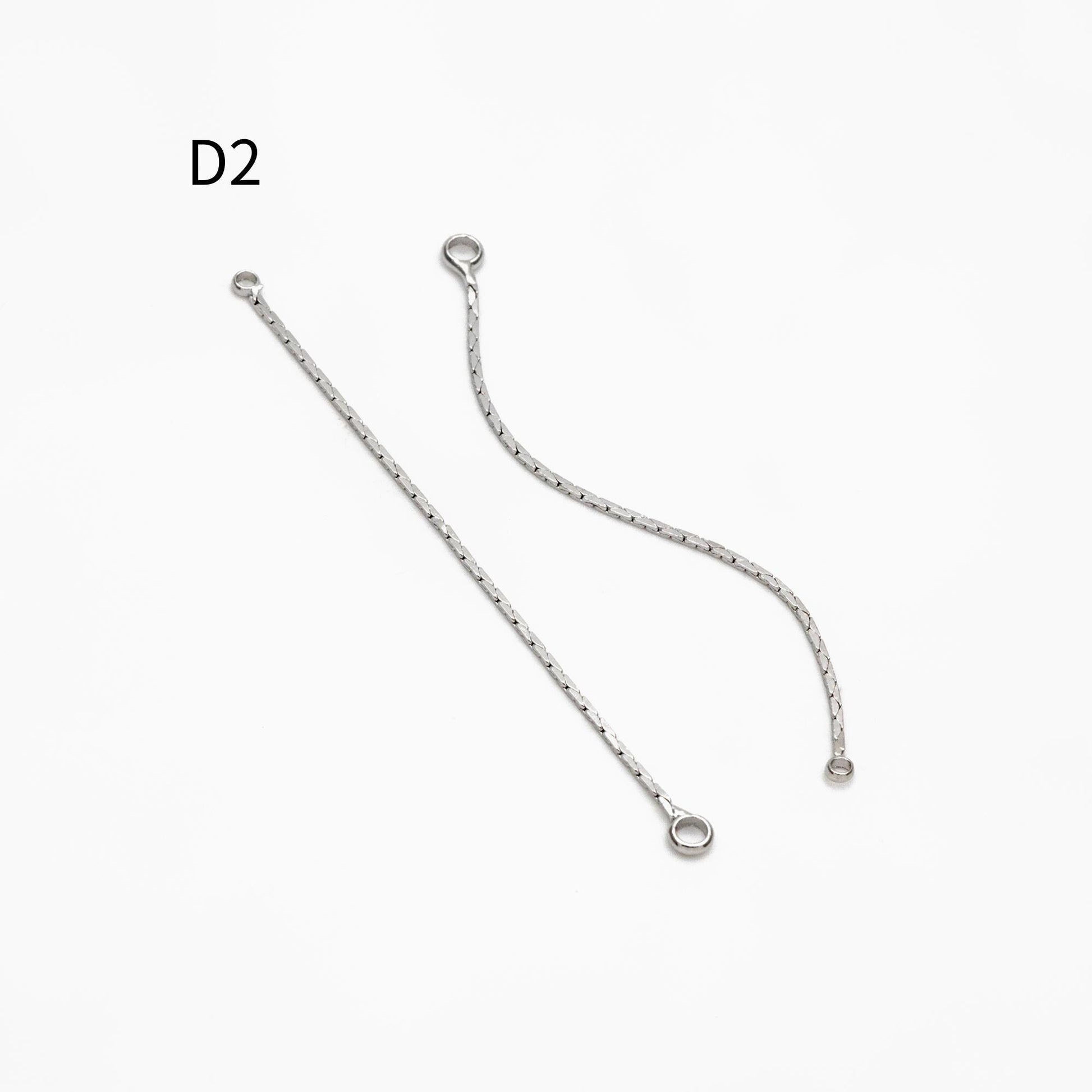 10pcs Gold/ Silver Tassel Charms, Tassel Connectors with Jump Rings (GB-244)