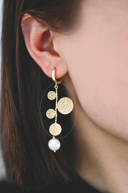 10pcs Gold/ Silver Tone Branch Connectors , Real Gold/ Rhodium plated Brass, Branch Pendants with Two Loops (GB-3622)