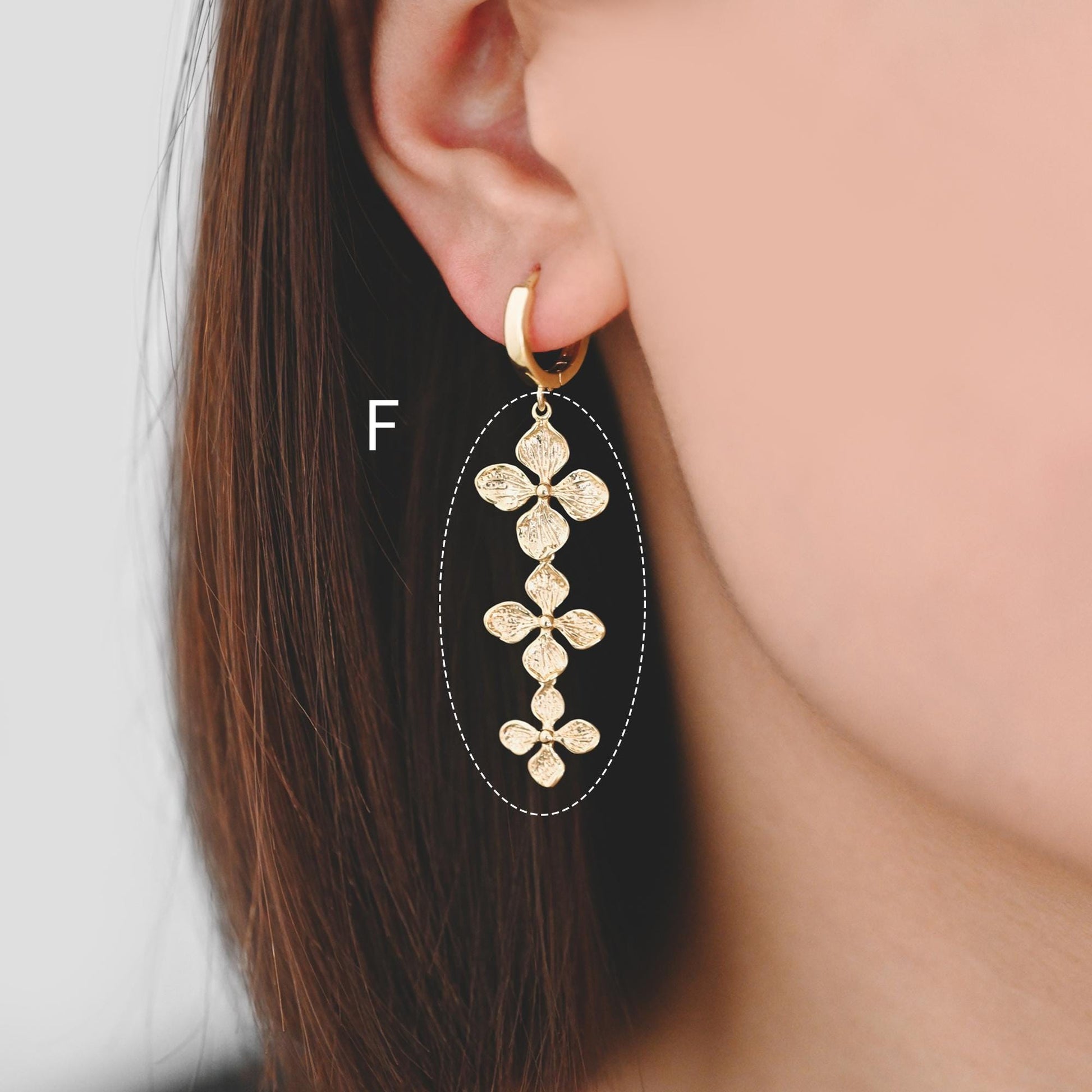 10pcs Gold Leaf Charm Connectors , Real Gold plated Brass, Leaf Pendant with Two Loops (GB-4391)