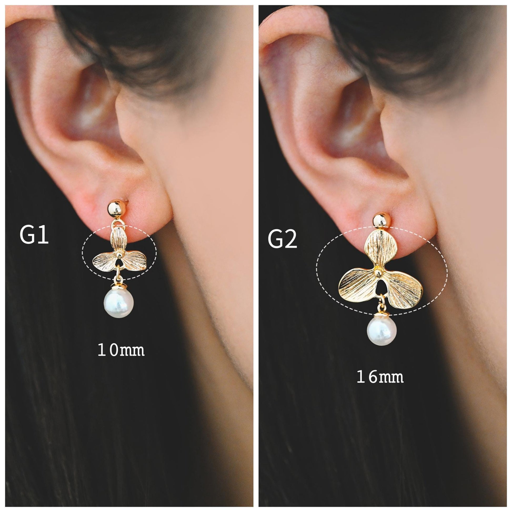 10pcs Gold Leaf Charm Connectors , Real Gold plated Brass, Leaf Pendant with Two Loops (GB-4391)