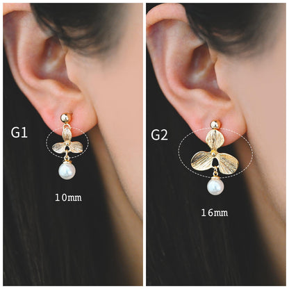 10pcs Gold Leaf Charm Connectors , Real Gold plated Brass, Leaf Pendant with Two Loops (GB-4391)