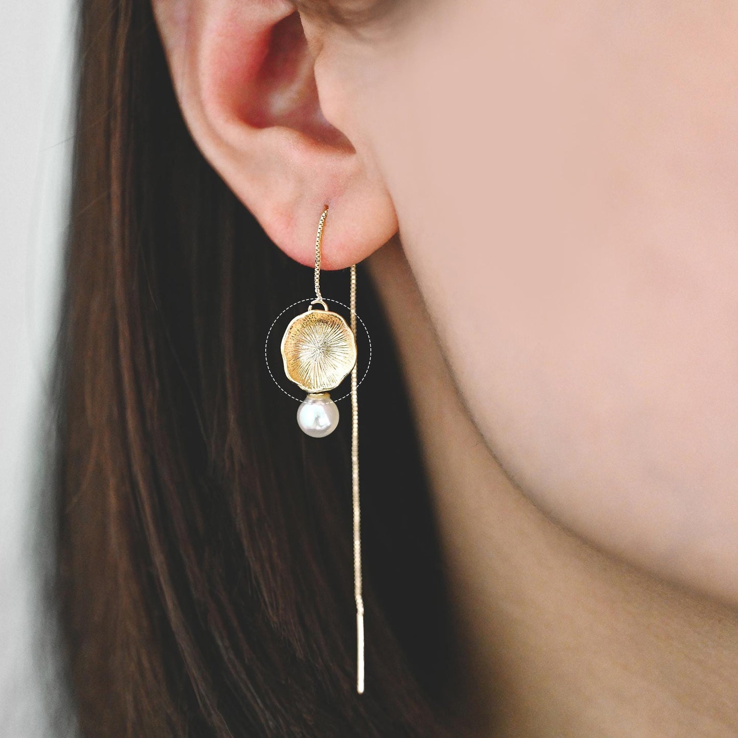 10pcs Gold Lotus Leaf Connectors, 18K Gold plated Brass, Lotus Leaves Charm Connectors (GB-3076)