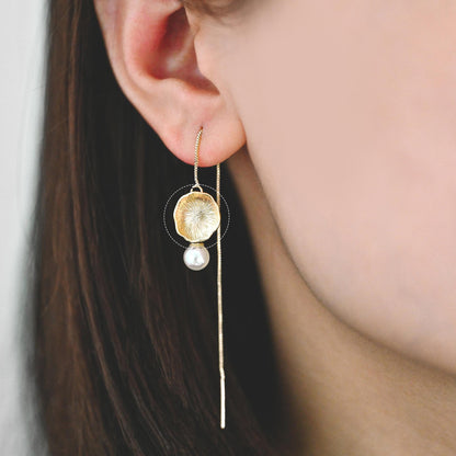 10pcs Gold Lotus Leaf Connectors, 18K Gold plated Brass, Lotus Leaves Charm Connectors (GB-3076)