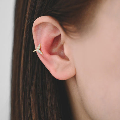 4pcs Gold Nose Cuff, Non Piercing Ear Cuff, Gold plated Brass, Adjustable Fake Nose Rings, Dainty Nose Jewelry (GB-3709)