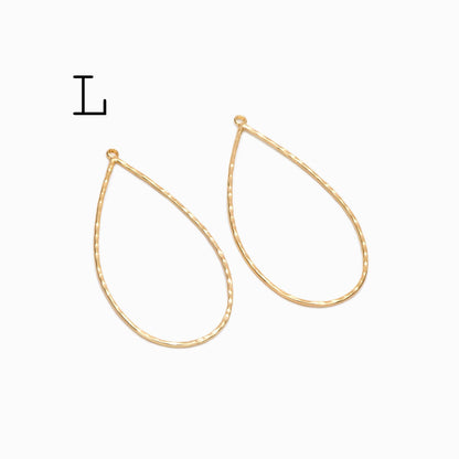 10pcs Gold Geometric Charm Connectors, 18K Gold plated Brass Earring Pendants (GB-2750)