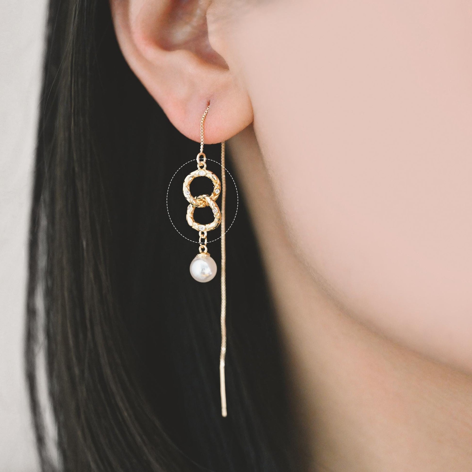 4pcs Gold Chain Connector Links, Bracelet Connector, Earring Findings, Jewelry Making, Diy Material, Jewelry Supplies (GB-2197)