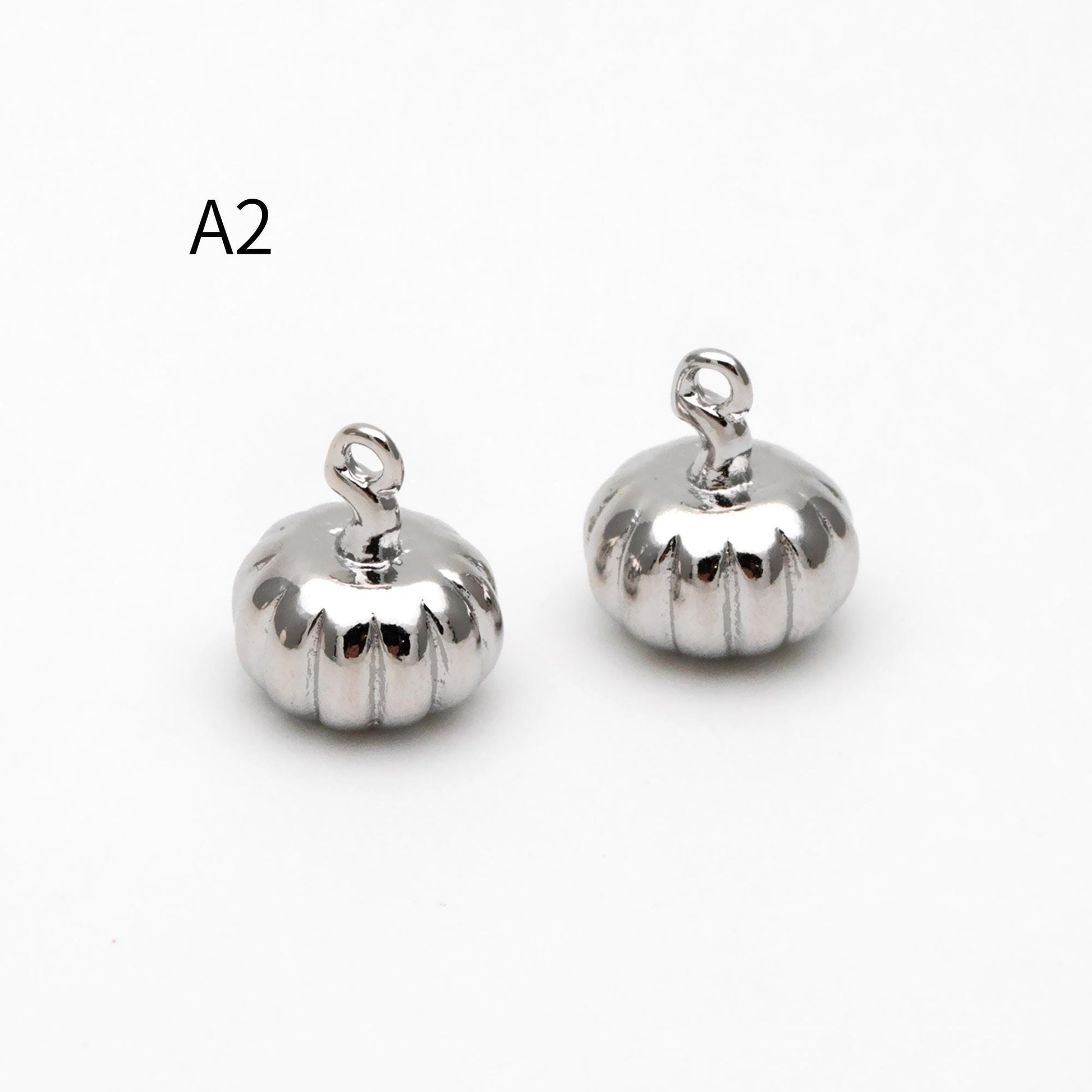 10pcs Gold/ Silver Nut Charms , 18K Gold/ Rhodium plated Brass, Jewelry Making, Diy Material, Jewelry Supplies (GB-4589)