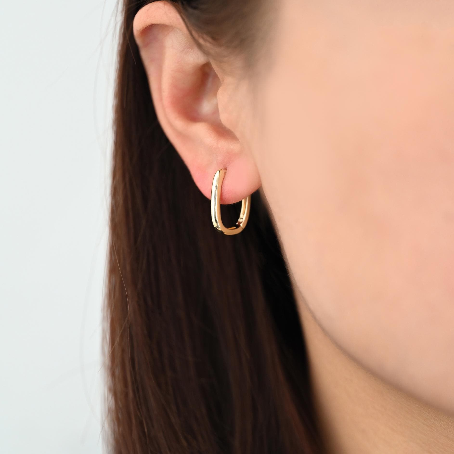 10pcs Gold/ Silver tone Oval Leverback Ear Hooks 14x10mm, Gold/ Rhodium plated on Brass, Earring Hoop Components (GB-1656)