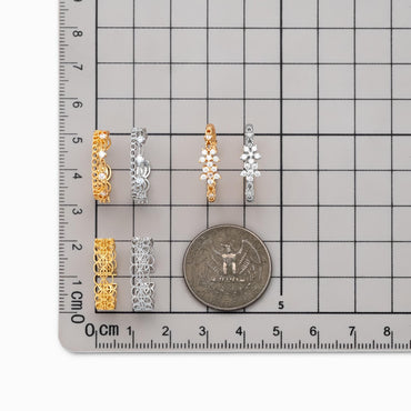 4pcs Gold/ Silver Tone Lace Finger Ring, Gold/ Rhodium plated Brass, Gift for Her, Stackable Ring, Minimalist Ring(#JZ-001)