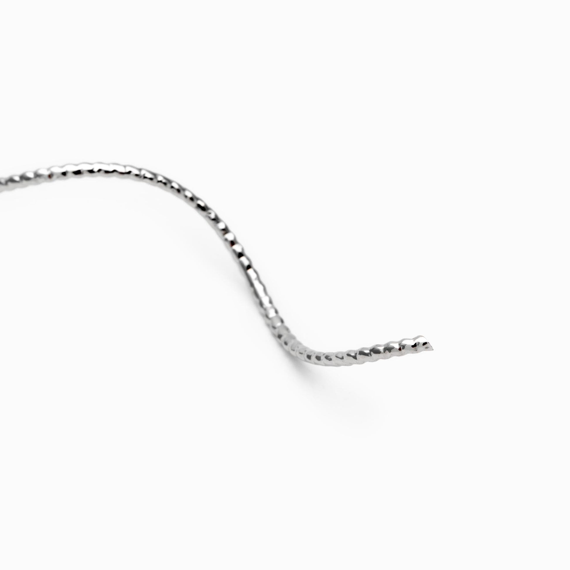 10pcs Silver Tone Twist Bar Pendants 67mm, Earring Component Charms (GB-4720)