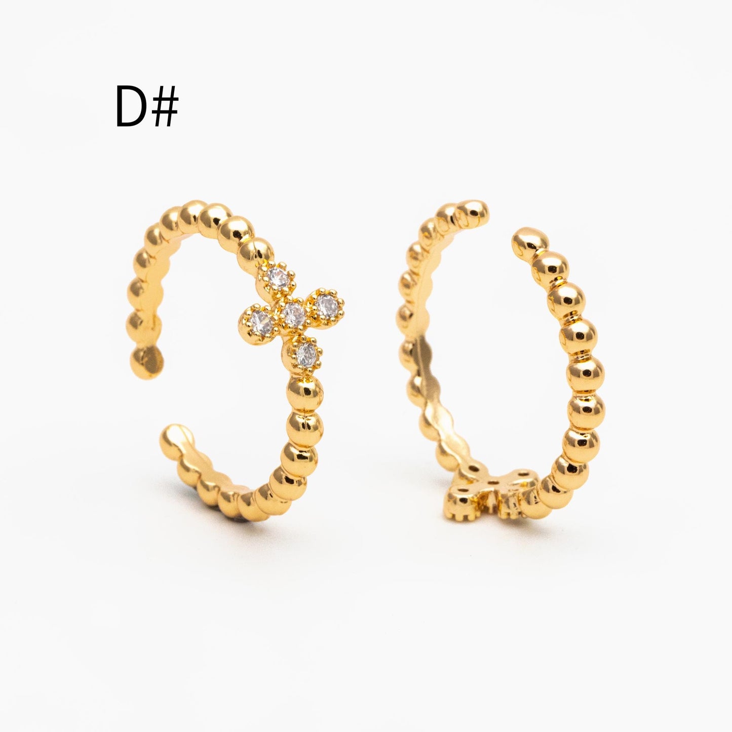 4pcs Gold CZ Ring, Dainty Ring, Stackable Ring, Rings for Women (#JZ-015)