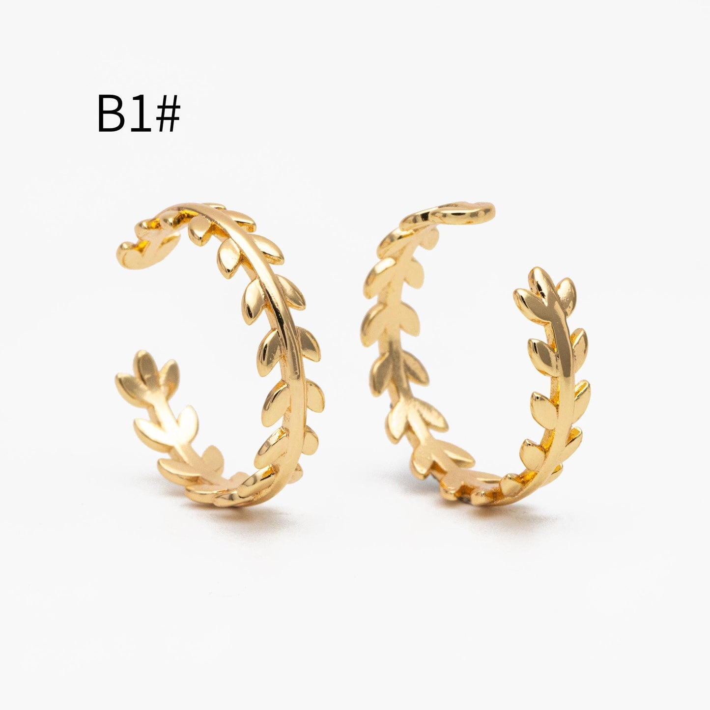 4pcs Gold CZ Pave Knuckle ring, Chain rings, Midi rings, Mid finger ring (#GB-2115)