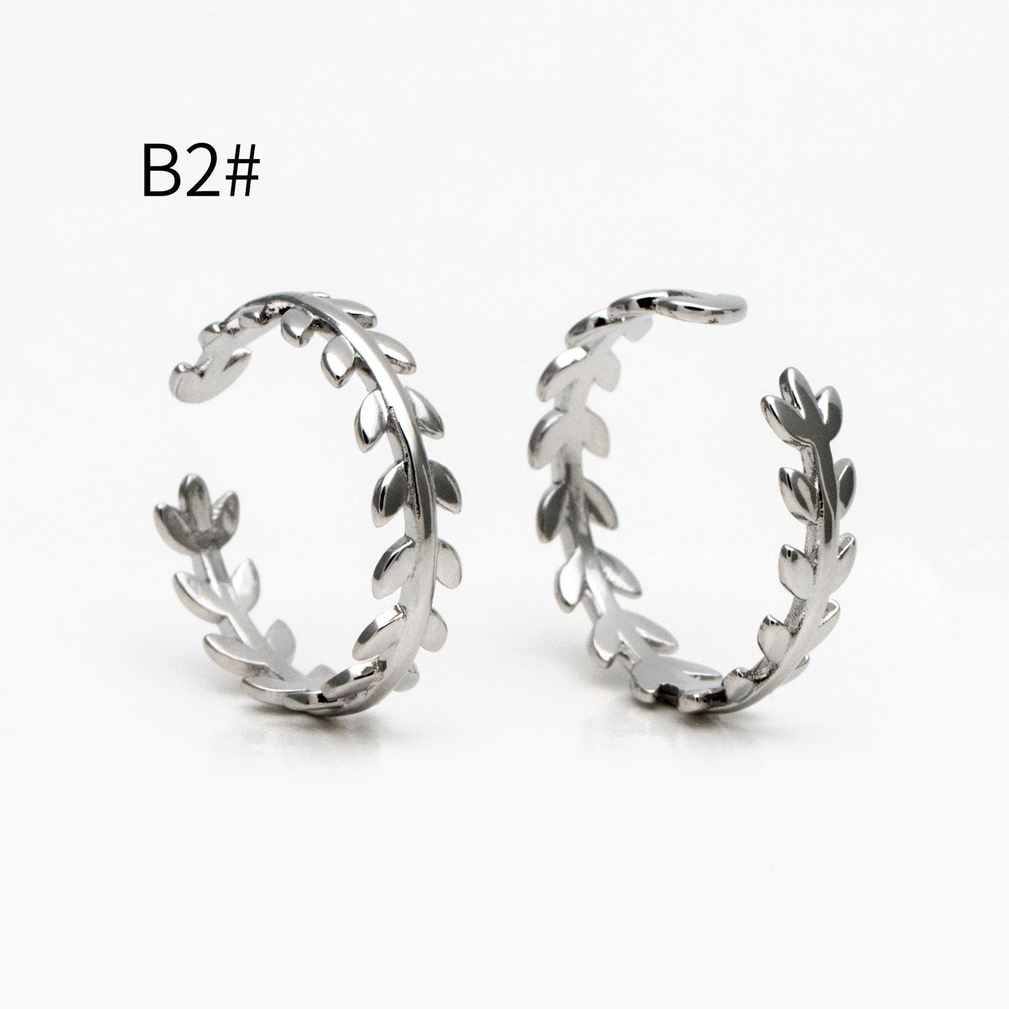 4pcs Gold CZ Pave Knuckle ring, Chain rings, Midi rings, Mid finger ring (#GB-2115)