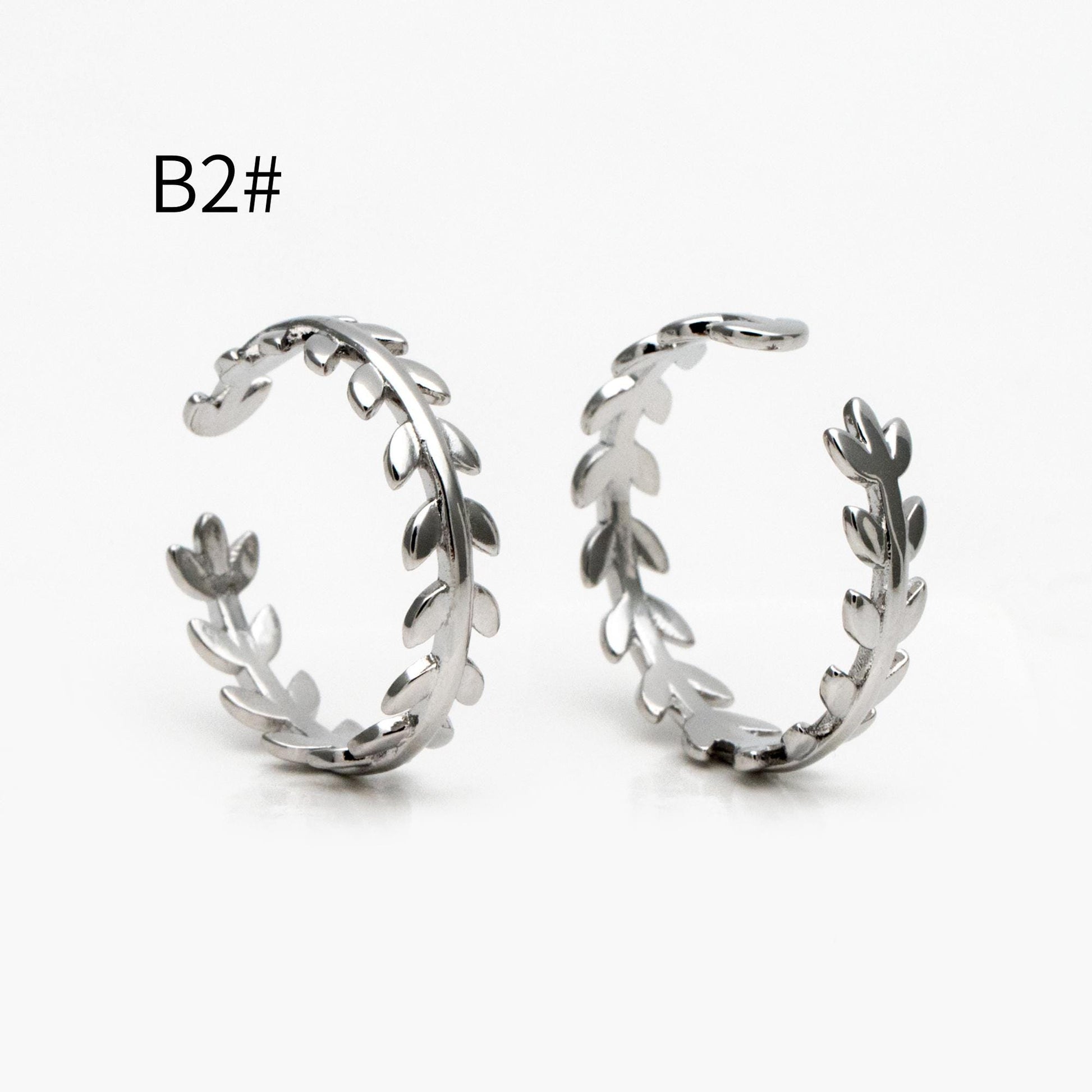 4pcs Gold CZ Pave Knuckle ring, Chain rings, Midi rings, Mid finger ring (#GB-2115)