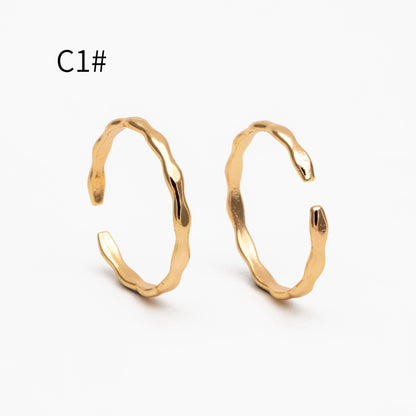 4pcs Gold/ Silver Ring, Everyday Ring, Modern Style Ring, Fashion Rings, Dainty Rings (#JZ-018)