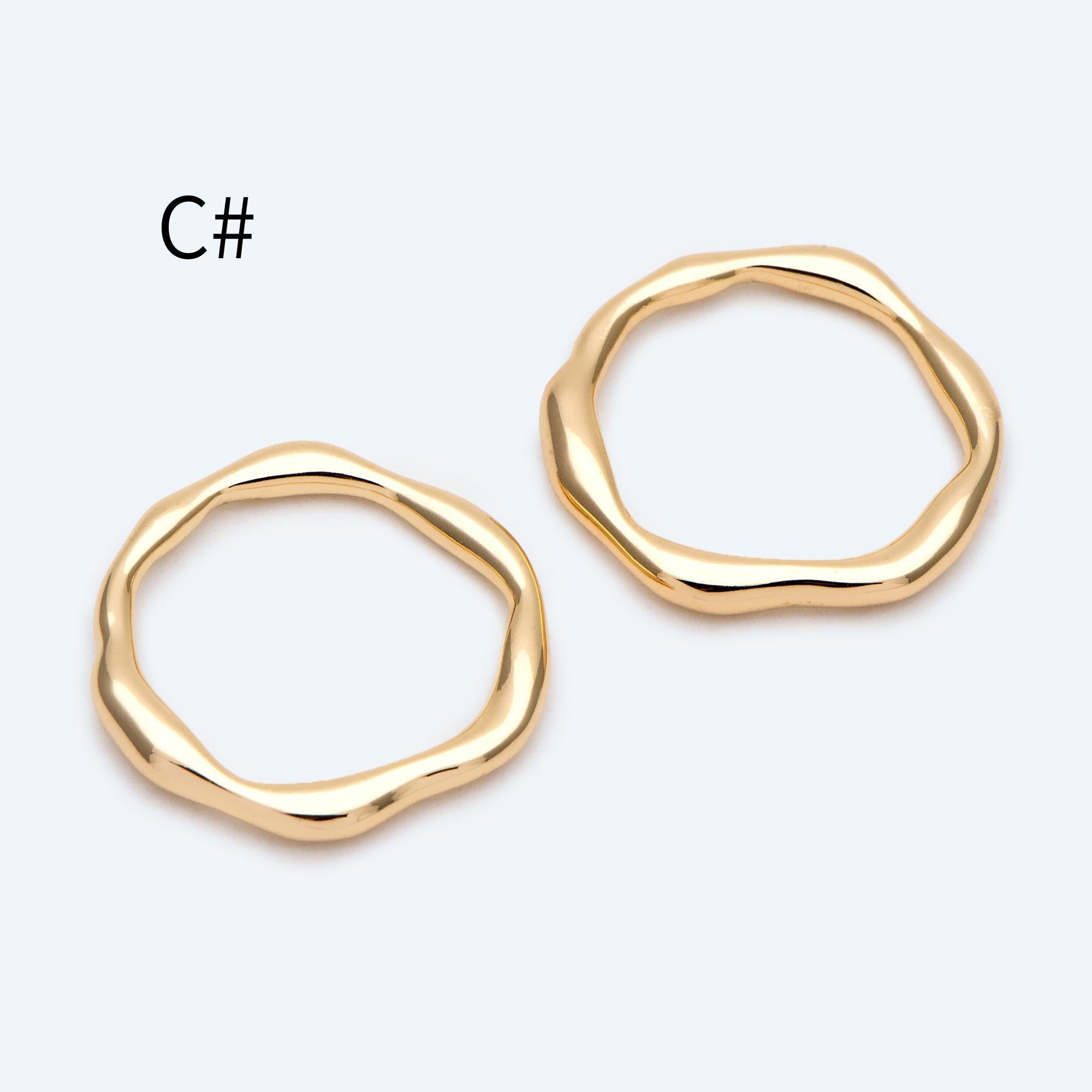 4pcs Gold/ Silver Ring, Everyday Ring, Fashion Rings, Dainty Rings, Adjustable Ring (#JZ-020)