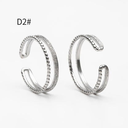 4pcs Gold Bamboo Ring, Finger Ring, Everyday Ring, Modern Style Ring, Fashion Rings, Dainty Rings (#GB-4051)