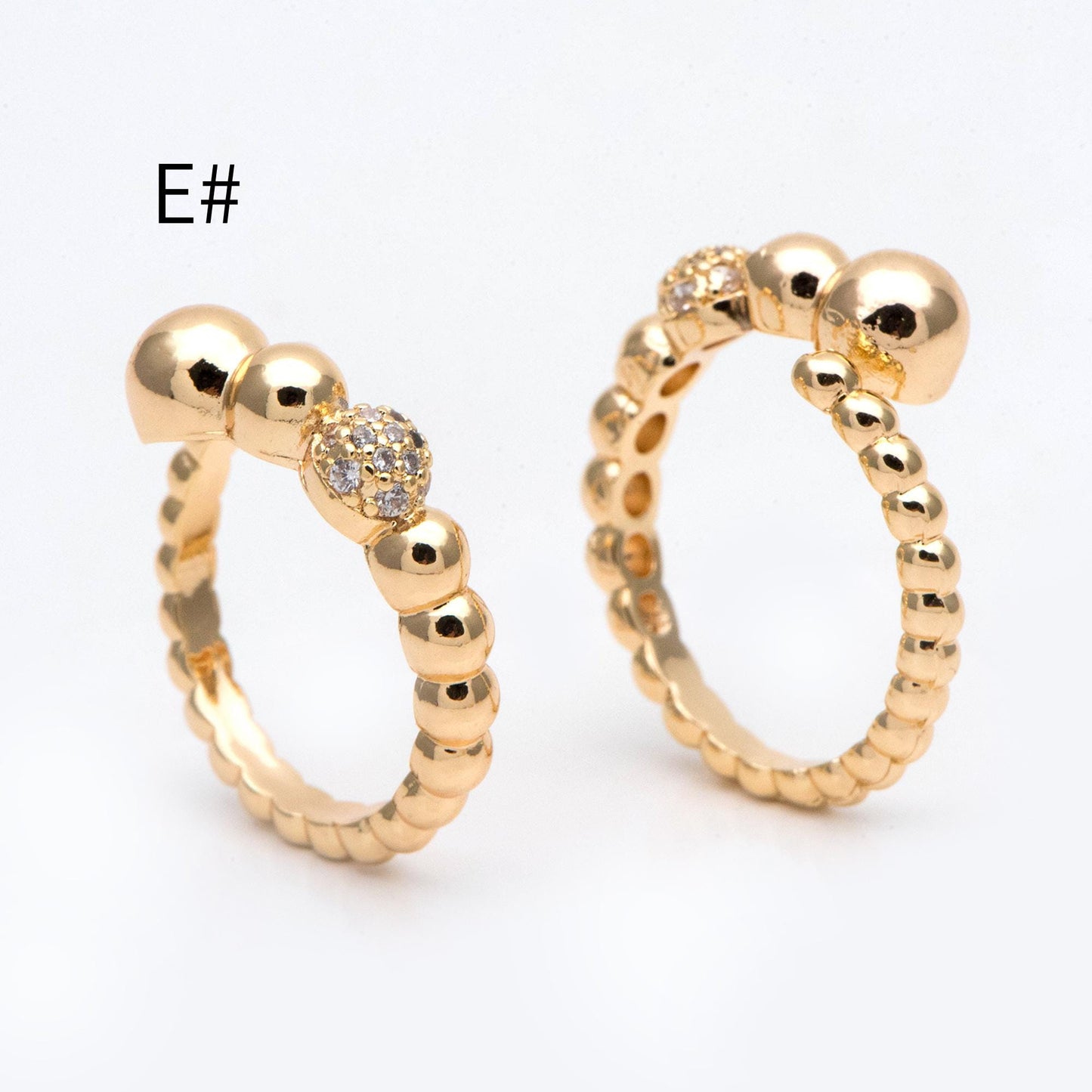 4pcs Gold Feather Finger Ring, Everyday Ring, Modern Style Ring, Fashion Rings, Dainty Rings (#GB-3925)