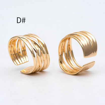 4pcs Gold Finger Ring, Everyday Ring, Modern Style Ring, Fashion Rings, minimalist ring (#GB-2670)